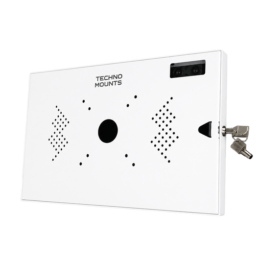 Anti-theft Wall mount enclosure for Samsung Galaxy Tab S110/S10/S9/S8 Ultra 14.6 "