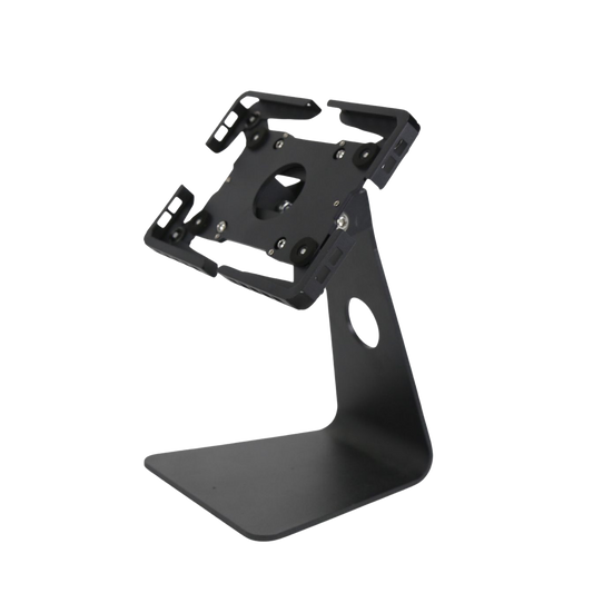 Universal tablet kiosk stand with adjustable mount for 7-13 inch tablets
