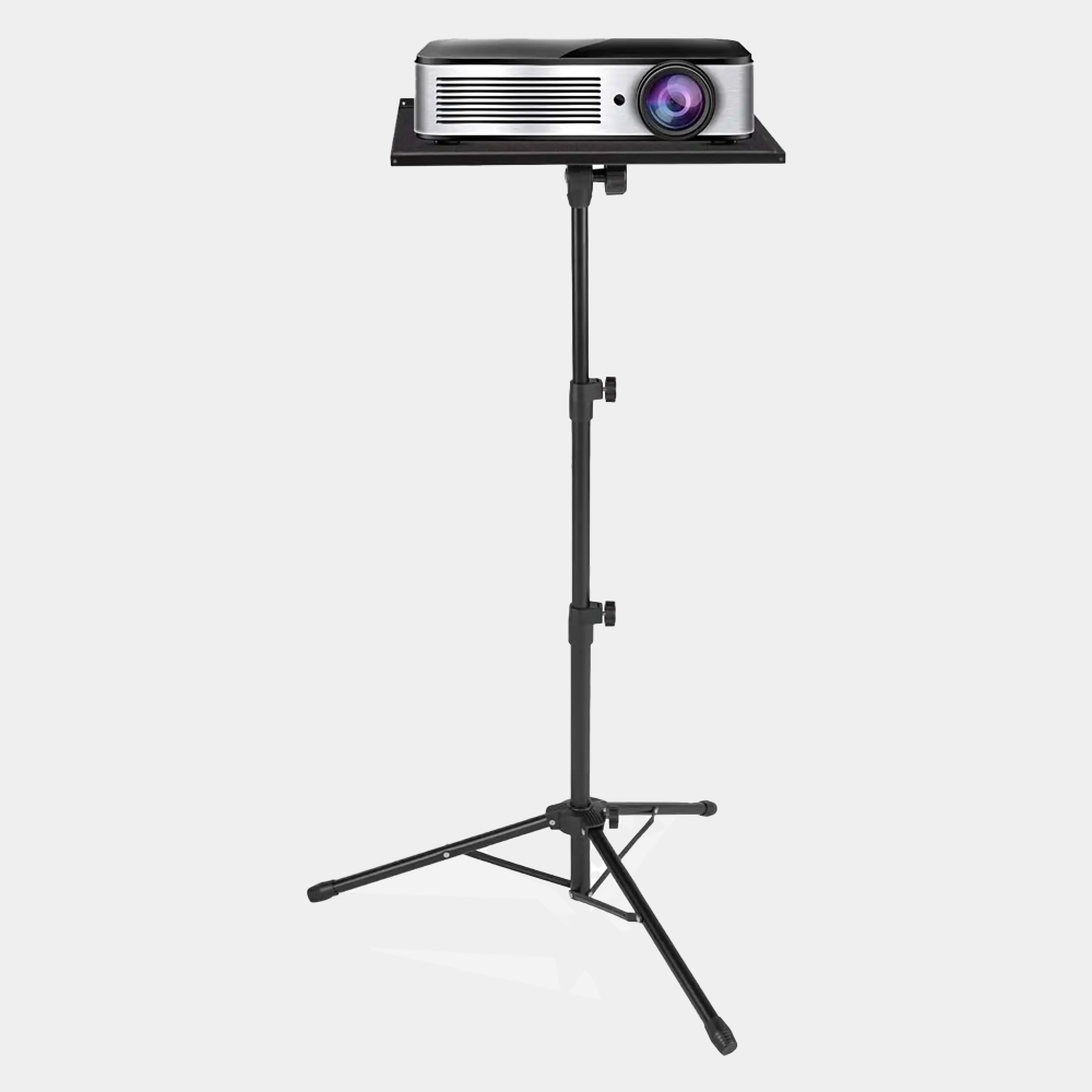 Techno mounts Telescopic Projector Stand Laptop Holder Book Floor Stand Adjustable Height Folding Portable Stand