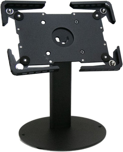 Technomounts Anti-Theft Desktop Tablet Stand, 360° Rotation, 180° Swivel Universal Enclosure for Tablet Size 9.7" to 12.9"