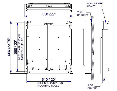 BalanceBox 400 Height Adjustable Flat Panel Wall Mount for Touch Screen
