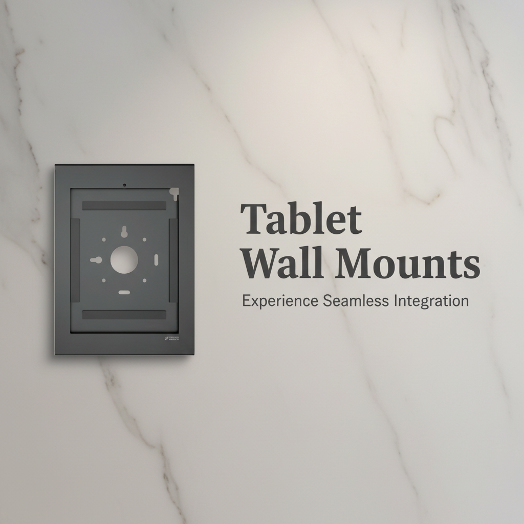 Lockable wall-mounted tablet enclosure for retail