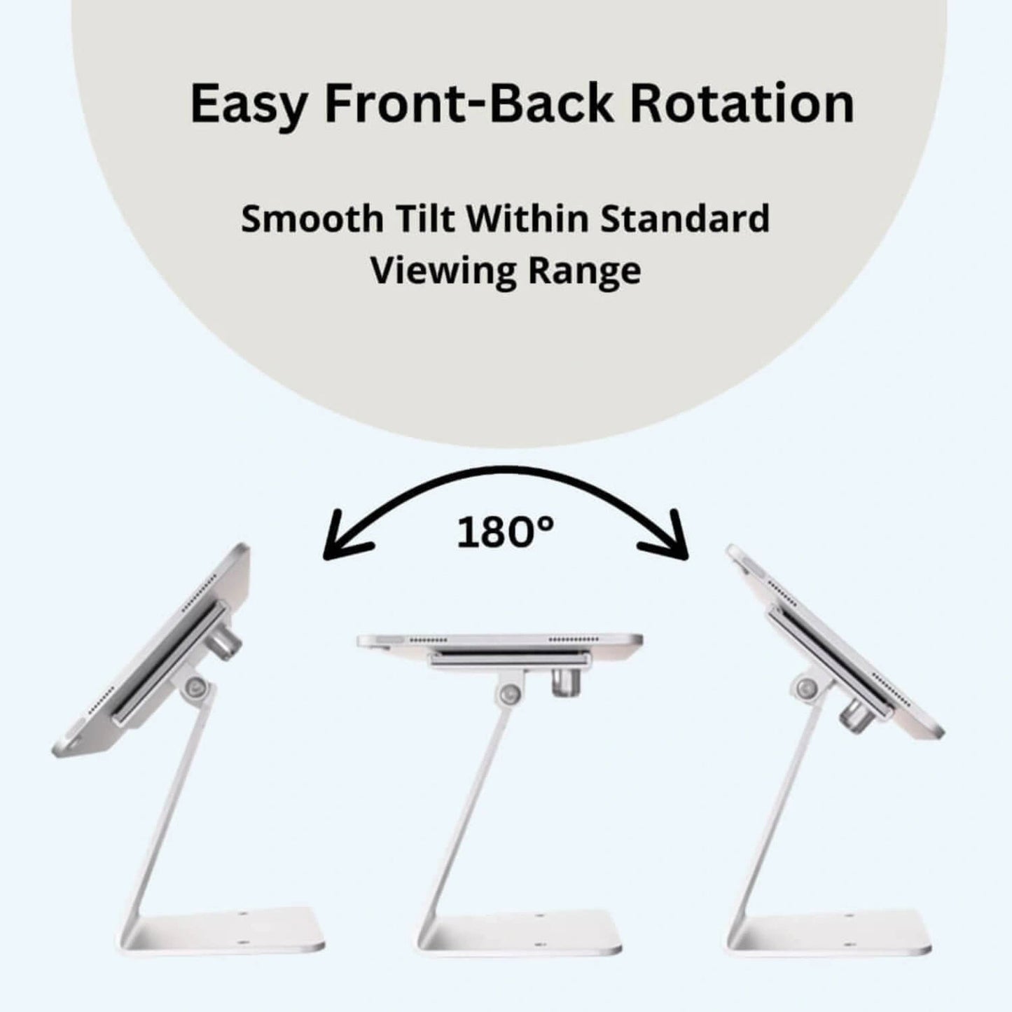 180-degree rotating tablet stand - adjustable tilt for optimal viewing angles in retail and POS UAE