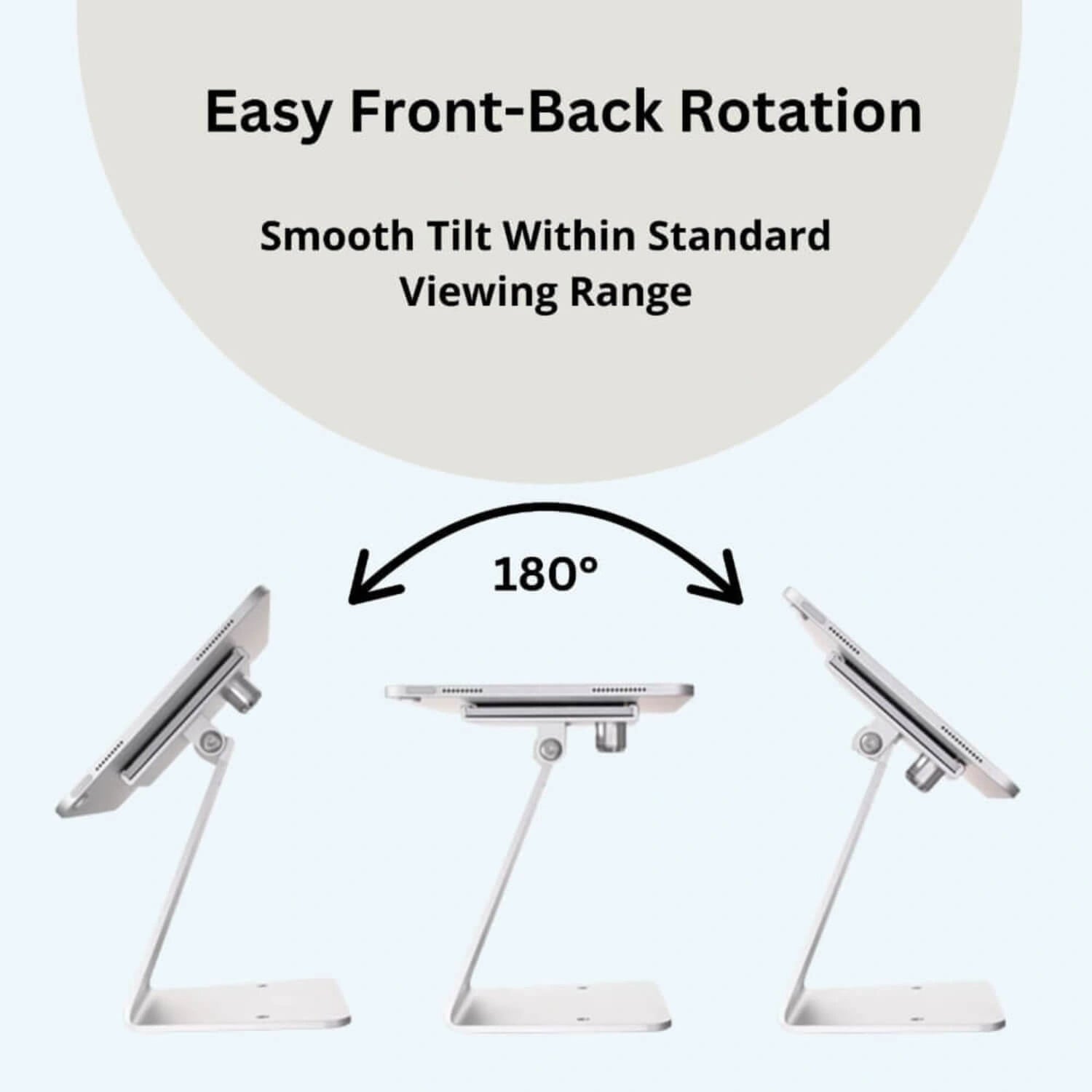 180-degree rotating tablet stand - adjustable tilt for optimal viewing angles in retail and POS UAE