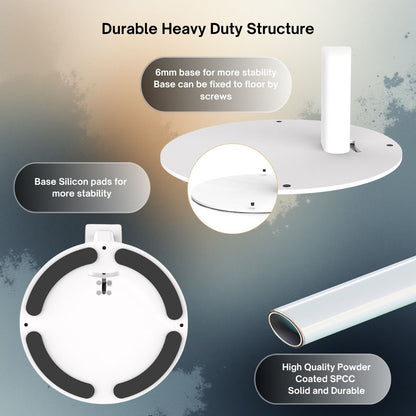 حامل أرضي قابل للتعديل ومضاد للسرقة للكمبيوتر اللوحي