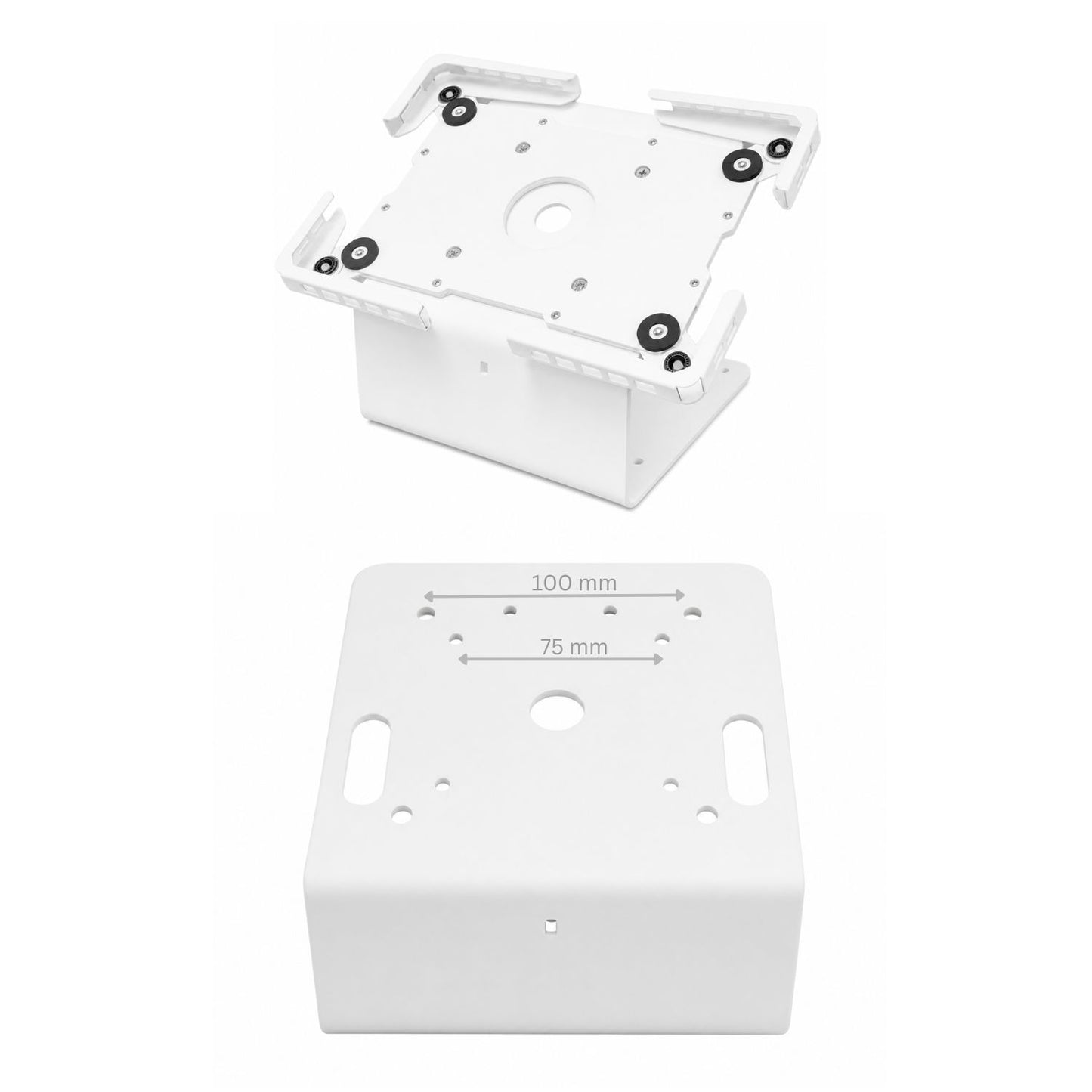 Anti-Thft Tablet Kiosk Stand with 360° Rotating Basefor Tablets 10.1-13.1"