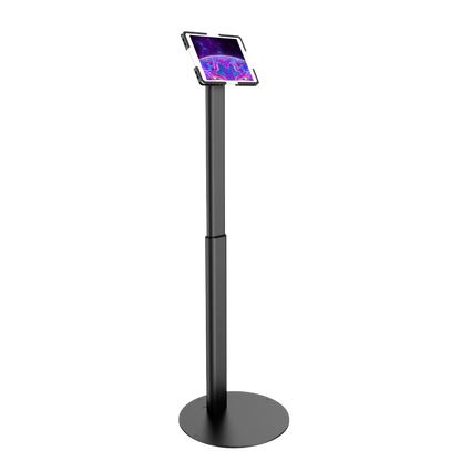 حامل أرضي قابل للتعديل ومضاد للسرقة للكمبيوتر اللوحي