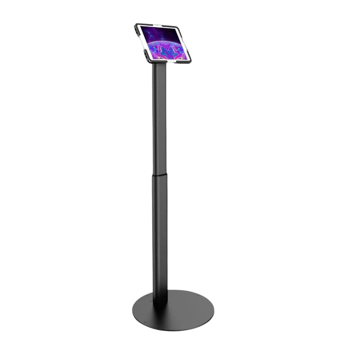 Tablet Floor Stand – Anti-Theft Height Adjustable Stand (9.7–13″)