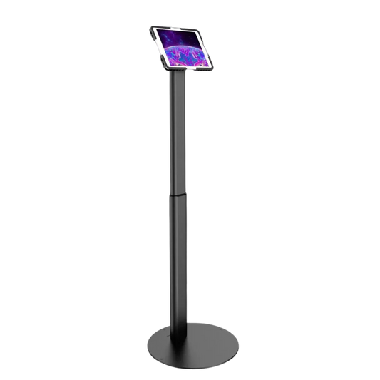 Tablet Floor Stand – Anti-Theft Height Adjustable Stand (9.7–13″)