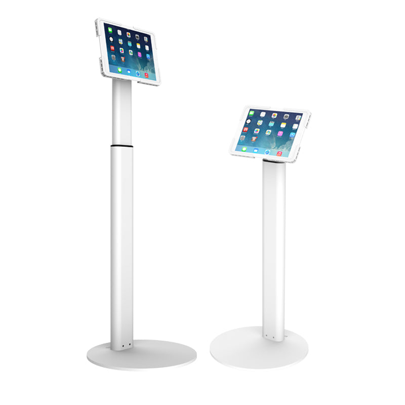 Anti-Theft Height Adjustable Tablet Stand with Universal Enclosure for tablets size from 9.7" to 13"