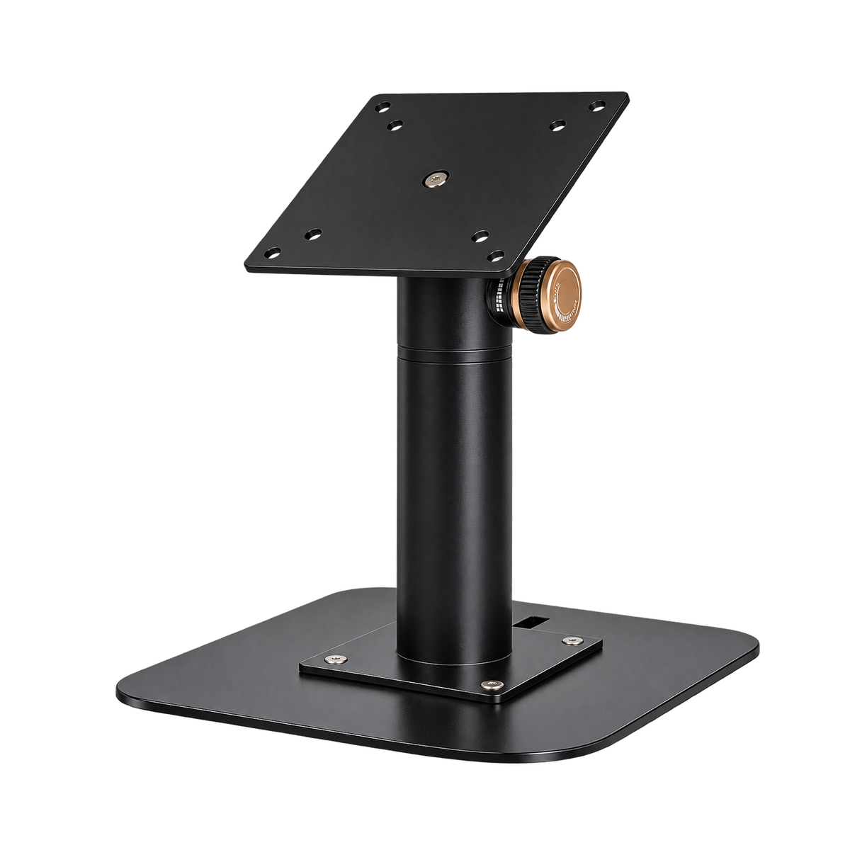 Heavy-Duty Metal VESA 75/100 Desktop Stand for Screens & Tablet Enclosures up to 15" With Detachable Base