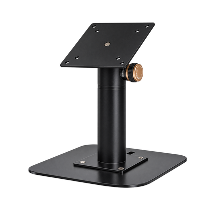 Heavy-Duty Metal VESA 75/100 Desktop Stand for Screens & Tablet Enclosures up to 15" With Detachable Base