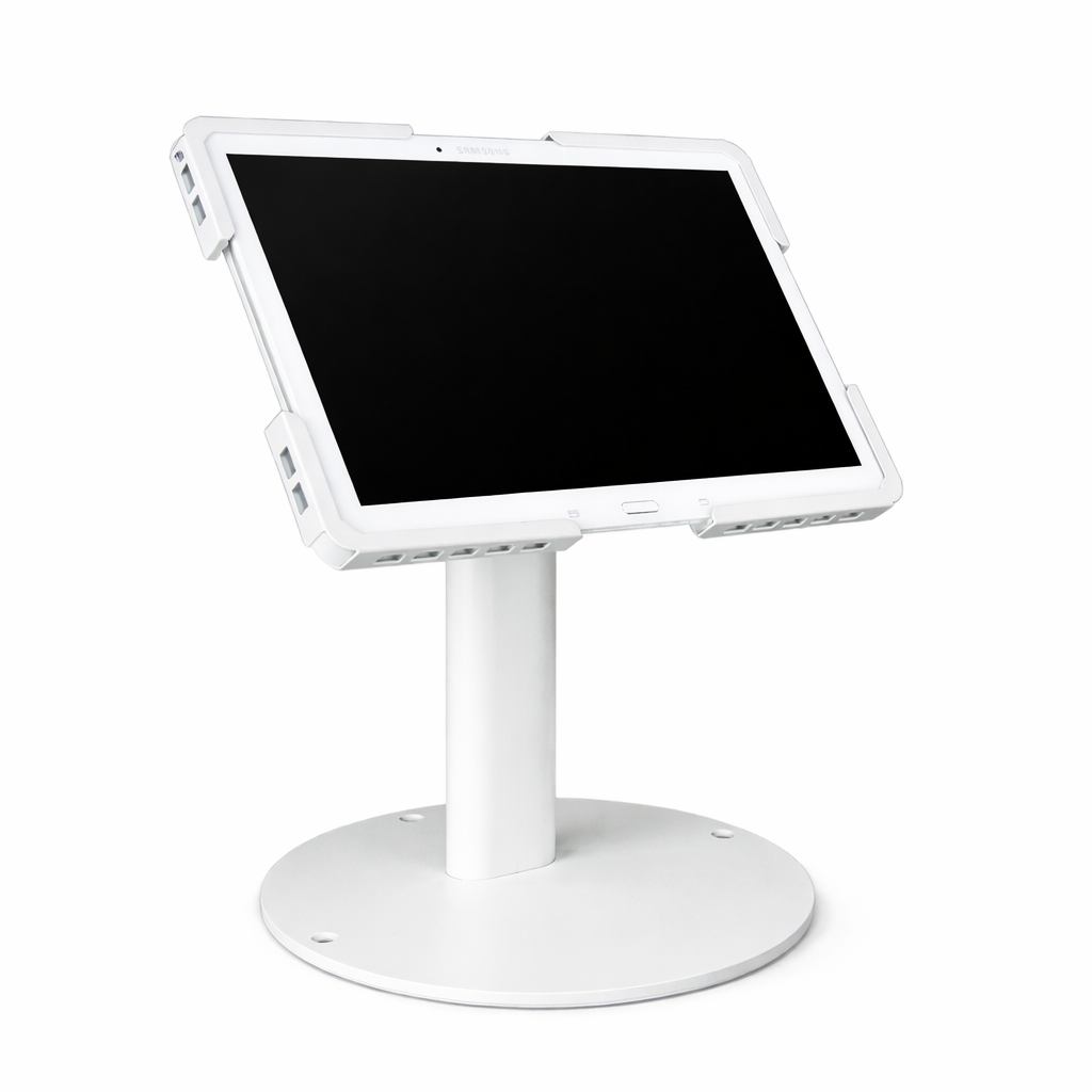 حامل سطح المكتب للأجهزة اللوحية - غلاف قابل للقفل مضاد للسرقة (10.1-13 بوصة) 