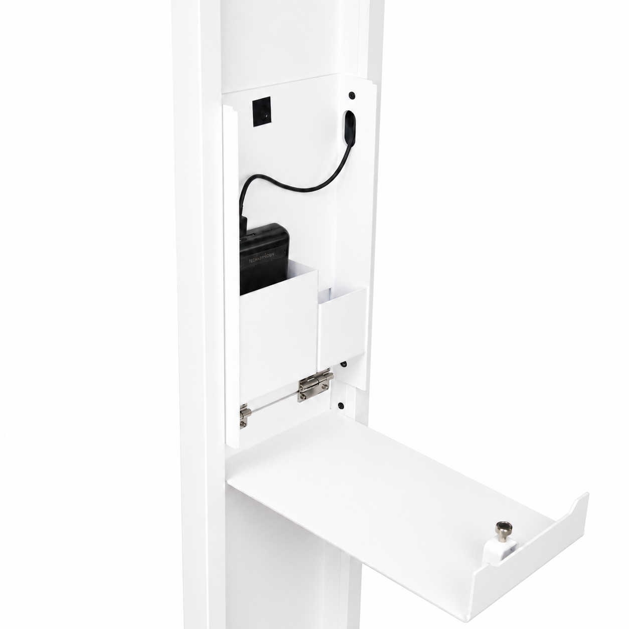 Heavy Duty Metal Tablet Enclosure Stand 9.7–11" | 45° Tilt | Landscape & Portrait
