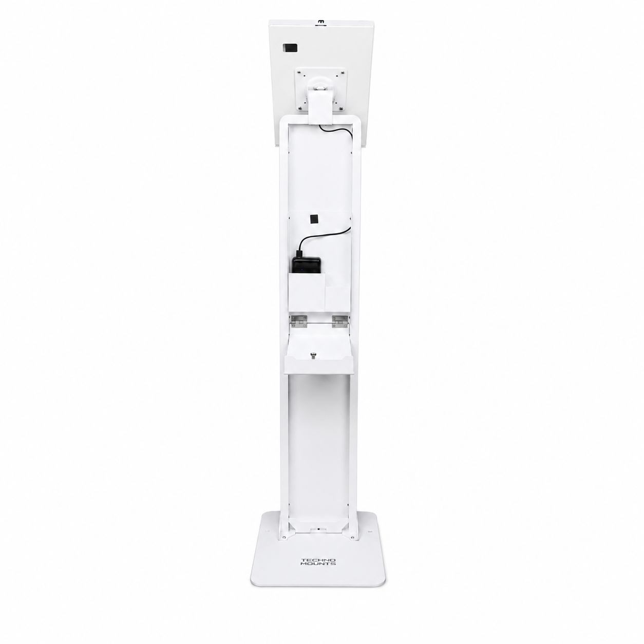 Heavy Duty Metal Tablet Enclosure Stand 9.7–11" | 45° Tilt | Landscape & Portrait