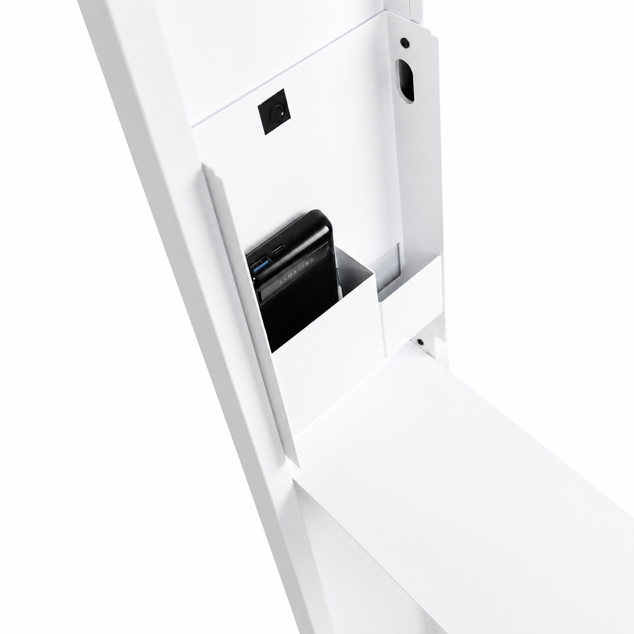 Heavy Duty Metal Tablet Enclosure Stand 9.7–11" | 45° Tilt | Landscape & Portrait