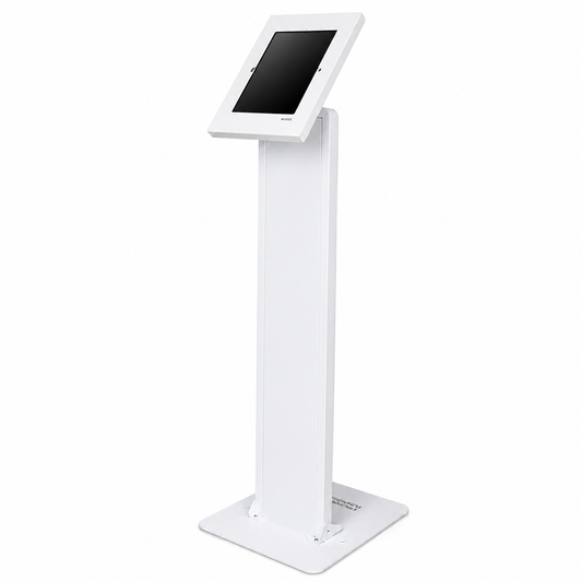 Heavy Duty Metal Tablet Enclosure Stand 9.7–11" | 45° Tilt | Landscape & Portrait