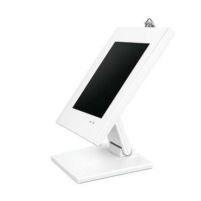 Anti-theft Desktop Tablet Kiosk, Adjustable Stand, Universal Enclosure (9.7" - 11")