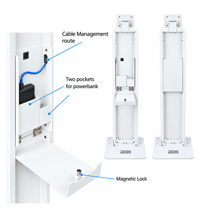Built-in Power Bank Compartment
