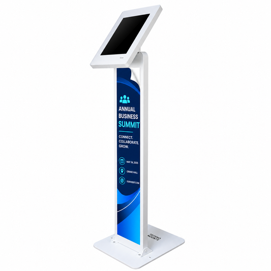 Heavy Duty Tablet Stand with Anti-theft Universal Enclosure for Tablets 9.7" - 11"
