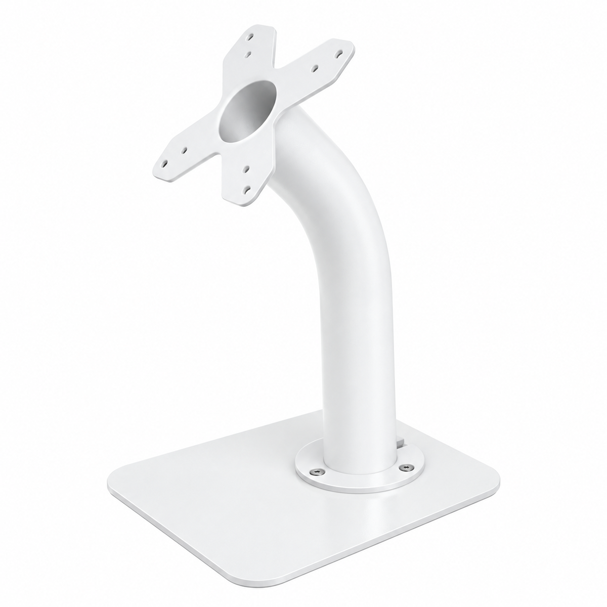 Heavy-Duty Metal VESA 75/100 Desk Stand  For Screens & Tablet Enclosures with Detachable Base