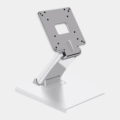 Technomounts Adjustable Folding Lift Mount for Touch Screen Monitors – Cold Rolled Steel Base Bracket with 30cm Lift, VESA 75x75 / 100x100 – Max Load 6.5kg