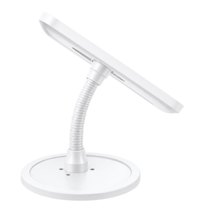 Anti-Theft Desktop Tablet Stand for iPad 11 Inch,360° Flexible Tube Adjustable Mount  Lockable Security Enclosure with Key