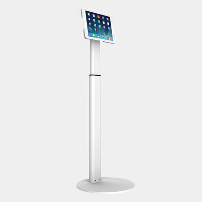 Anti-Theft Height Adjustable Tablet Stand with Universal Enclosure for tablets size from 9.7" to 13"