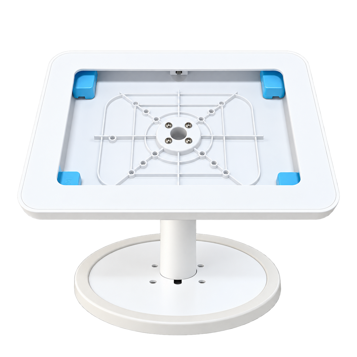 Anti-Theft Desktop Tablet Stand for iPad 11 Inch, Lockable Security Enclosure with Key