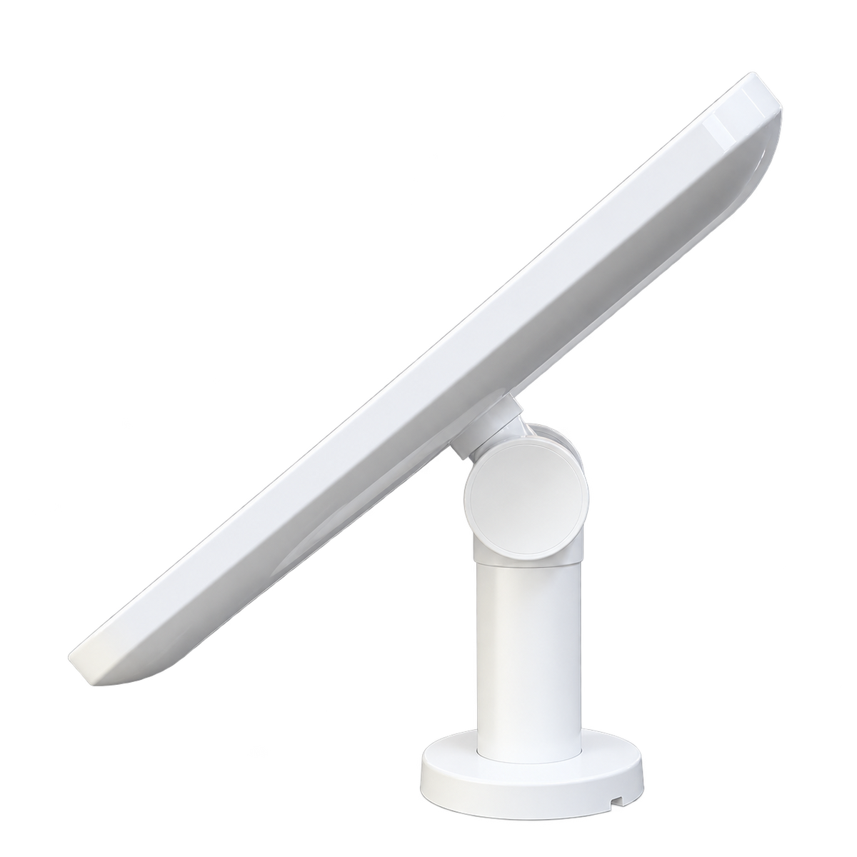 Anti-Theft Desktop Tablet Stand for iPad 11 Inch, Lockable Security Enclosure with Key Fixed Installation