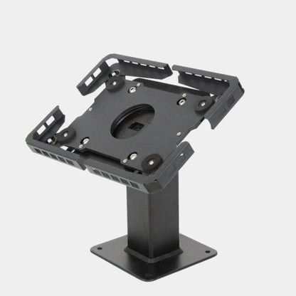 Adjustable rotating and tilting tablet stand with VESA mounting for flexible viewing angles