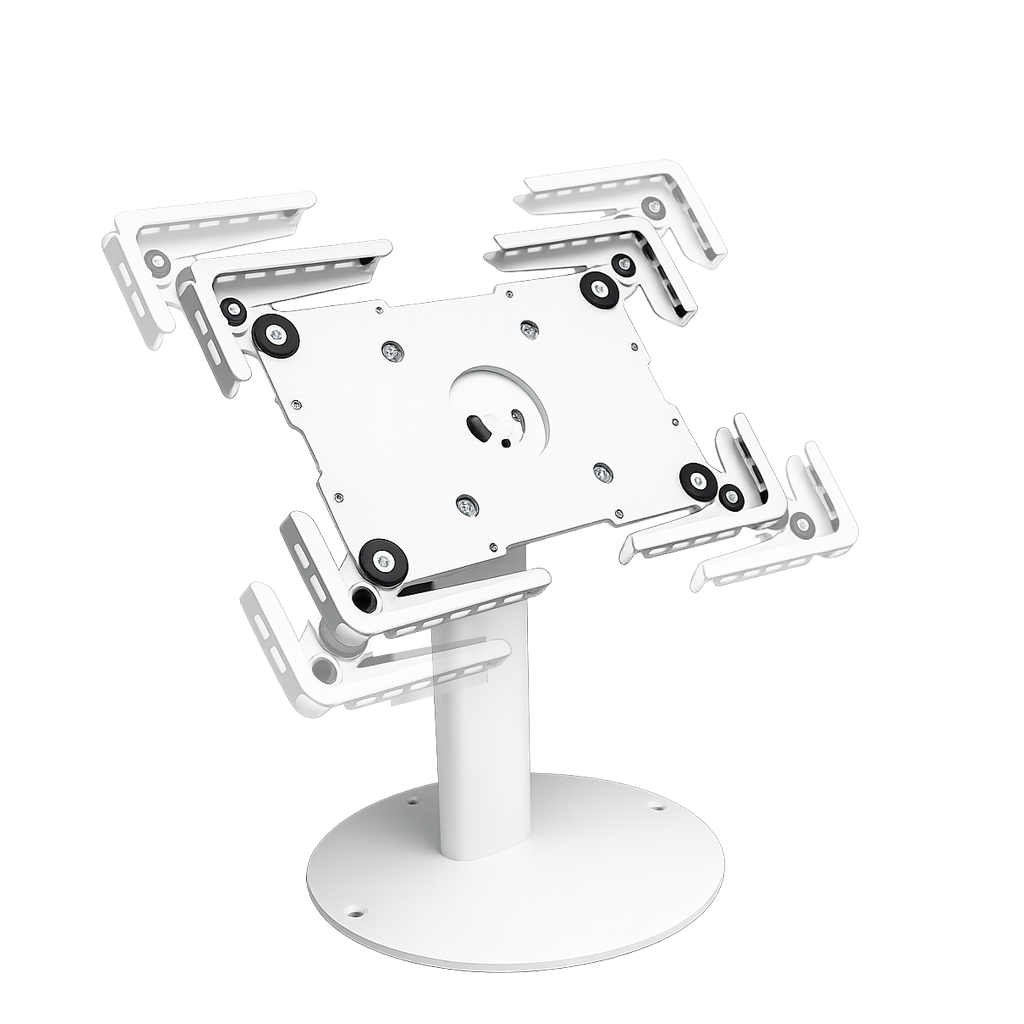 حامل سطح المكتب للأجهزة اللوحية - غلاف قابل للقفل مضاد للسرقة (10.1-13 بوصة) 