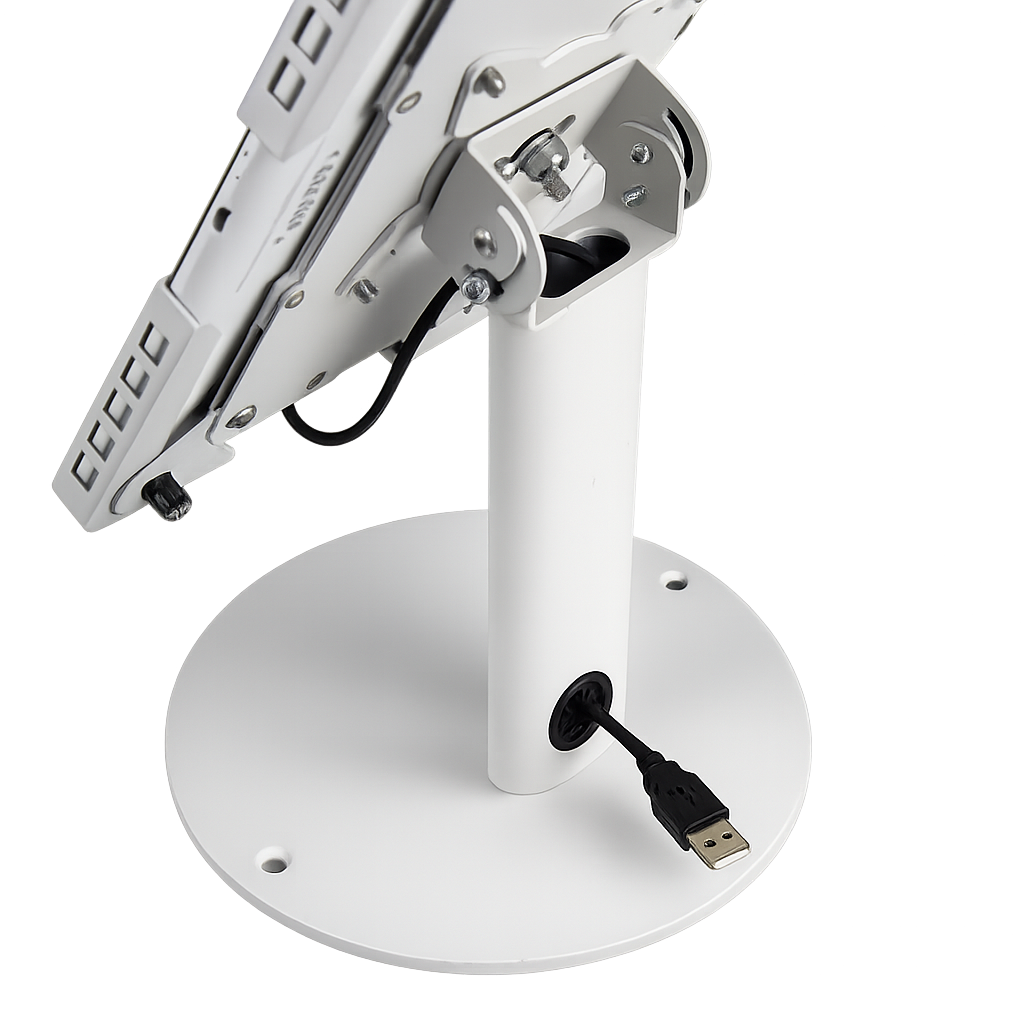حامل سطح المكتب للأجهزة اللوحية - غلاف قابل للقفل مضاد للسرقة (10.1-13 بوصة) 