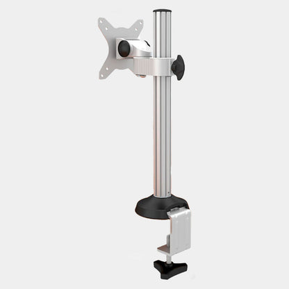 Premium single monitor desk mount with adjustable arm and full motion flexibility for 14-27 inch screens - TechnoMounts UAE