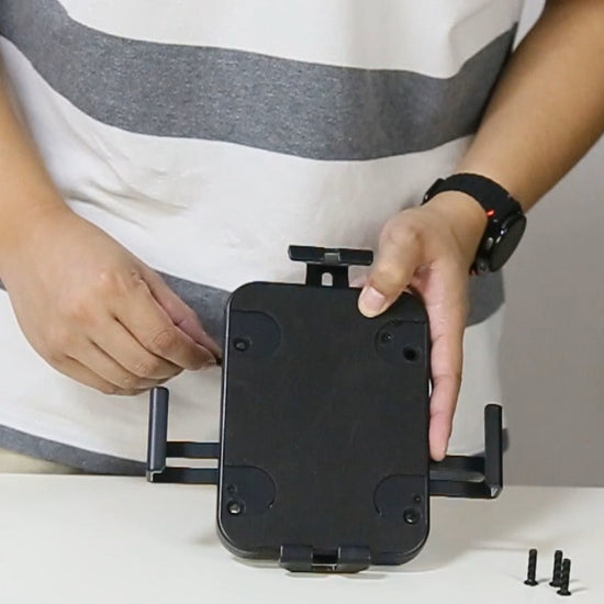 Adjustable Height Universal Tablet Kiosk (English)