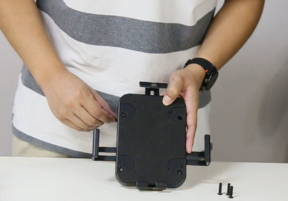 Adjustable Height Universal Tablet Kiosk (English)