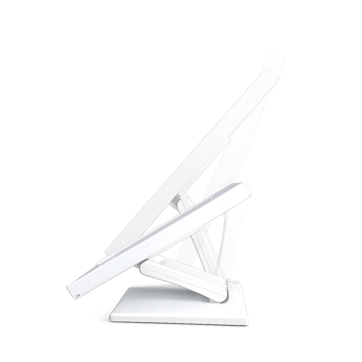 Anti-theft Desktop Tablet Kiosk, Adjustable Stand, Universal Enclosure (9.7" - 11")
