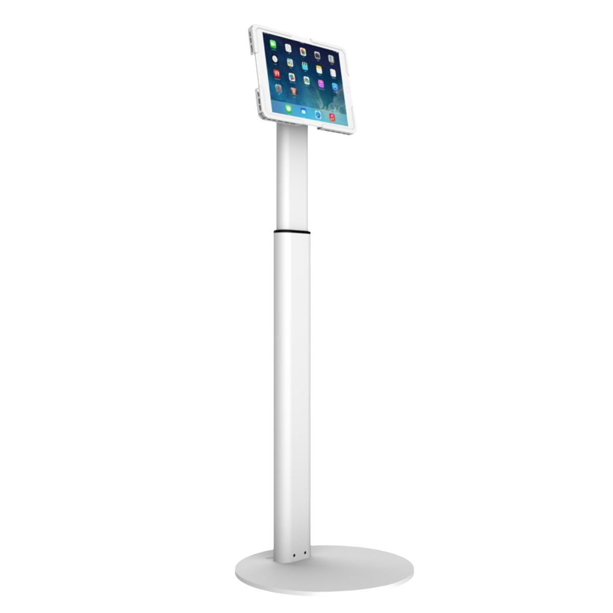 حامل أرضي قابل للتعديل ومضاد للسرقة للكمبيوتر اللوحي