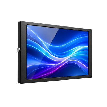 TechnoMounts Anti-Theft Tablet Enclosure for Samsung Galaxy Tab S8 Ultra, S9 Ultra, S10 Ultra & S11 Ultra 14.6" – Lockable Metal Kiosk Case, Portrait & Landscape Mounting, Cable Management, POS, Retail Display
