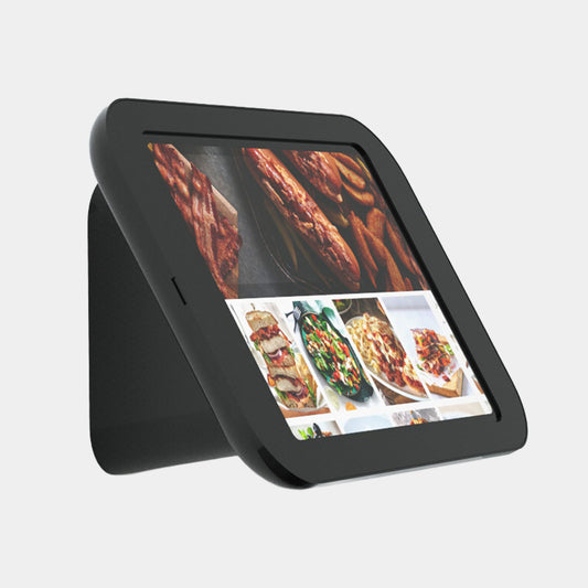 Secure tablet stand with lock mechanism for retail POS systems Dubai