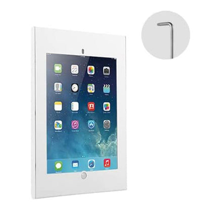 Secure Tablet Wall Mount Commercial Grade - iPad Pro 12.9 Anti-Theft Enclosure for Hospitality and Healthcare - TechnoMounts UAE