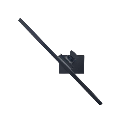 Black antenna on a white background