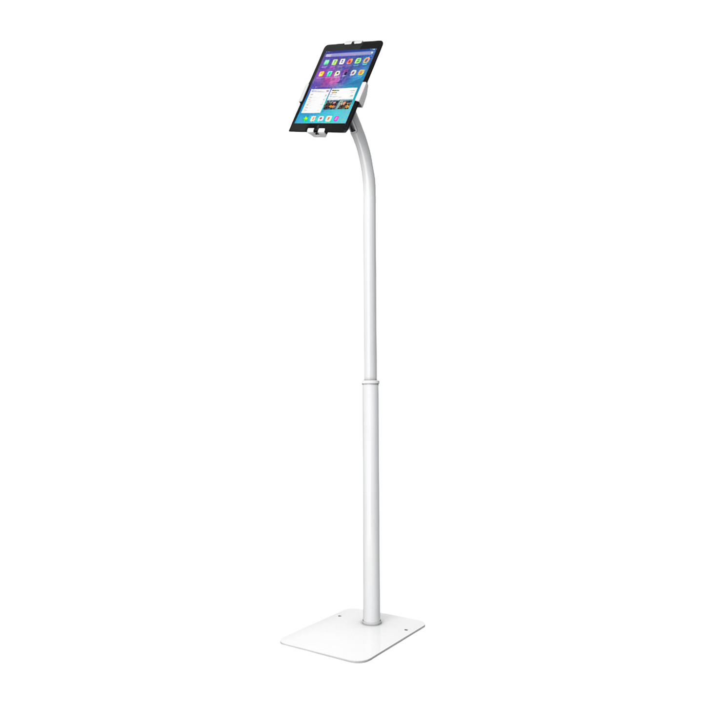 Anti-Theft Height Adjustable Universal Tablet Kiosk (7.9–11″)