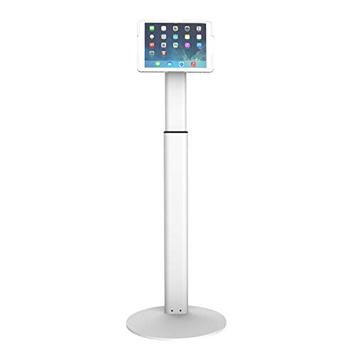 Anti-Theft Height Adjustable Tablet Stand with Universal Enclosure for tablets size from 9.7" to 13"