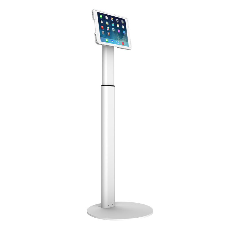Anti-Theft Height Adjustable Tablet Stand with Universal Enclosure for tablets size from 9.7" to 13"