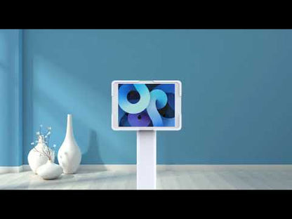 Anti-Theft Height Adjustable Tablet Stand with Universal Enclosure for tablets size from 9.7" to 13"