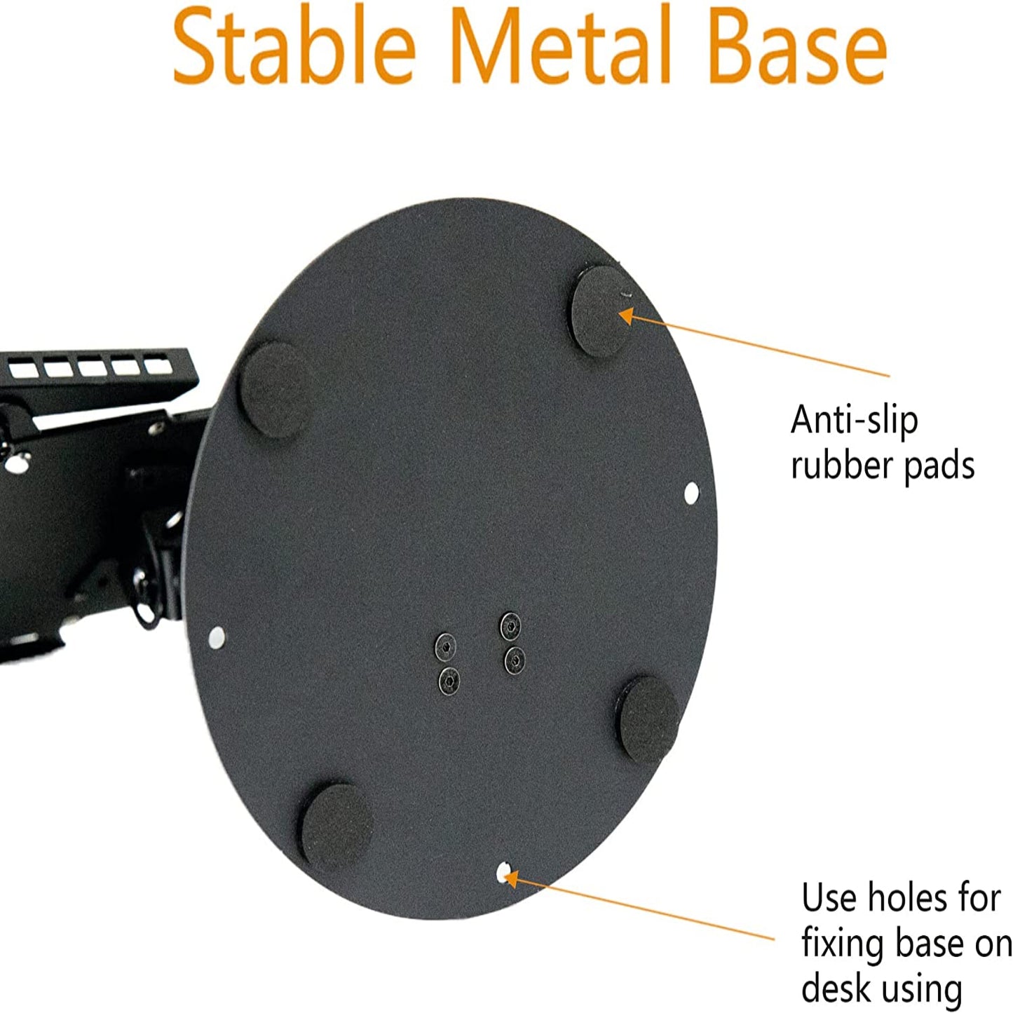 Adjustable Tablet POS Stand with Swivel Mount - Professional Security Enclosure for Restaurants and Shops UAE