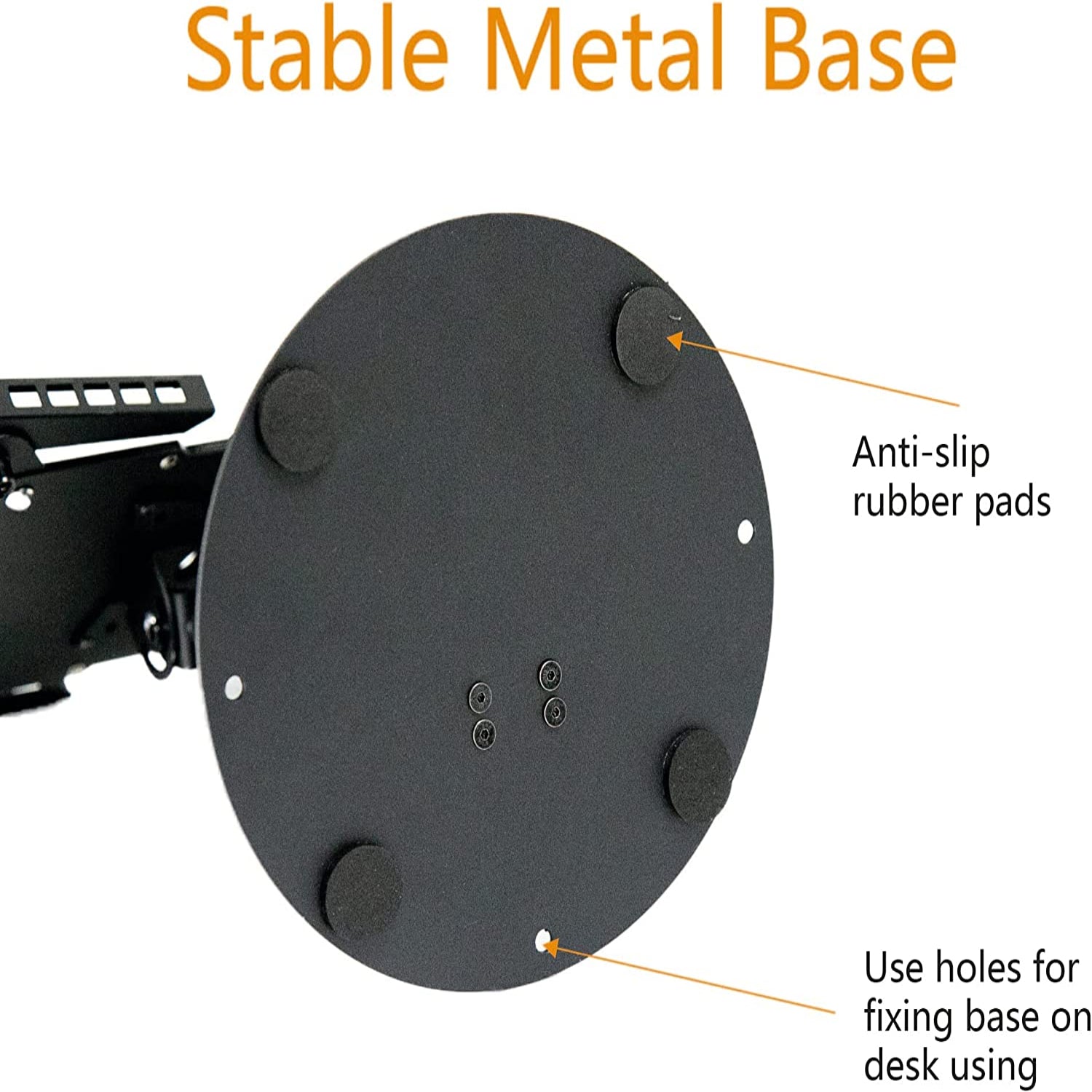 Adjustable Tablet POS Stand with Swivel Mount - Professional Security Enclosure for Restaurants and Shops UAE