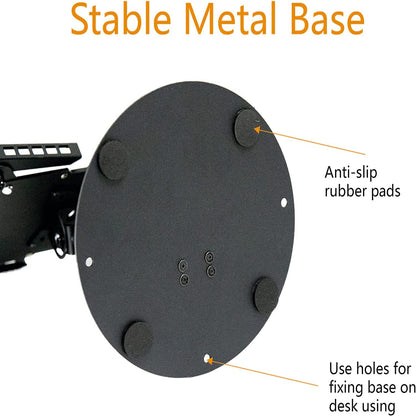 Adjustable Tablet POS Stand with Swivel Mount - Professional Security Enclosure for Restaurants and Shops UAE